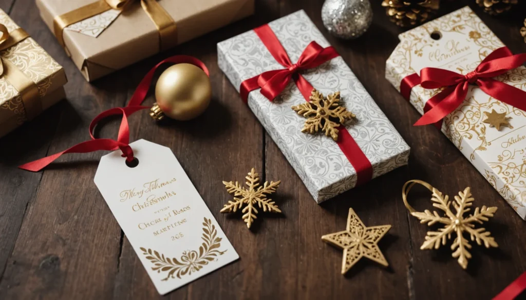 etiquette cadeau noel à imprimer pdf